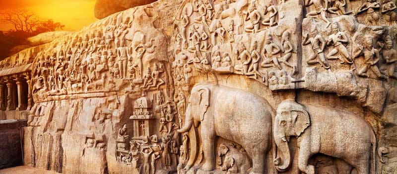 arjuna's penance mahabalipuram