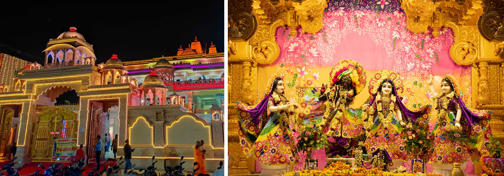 The largest Krishna temple in Patna