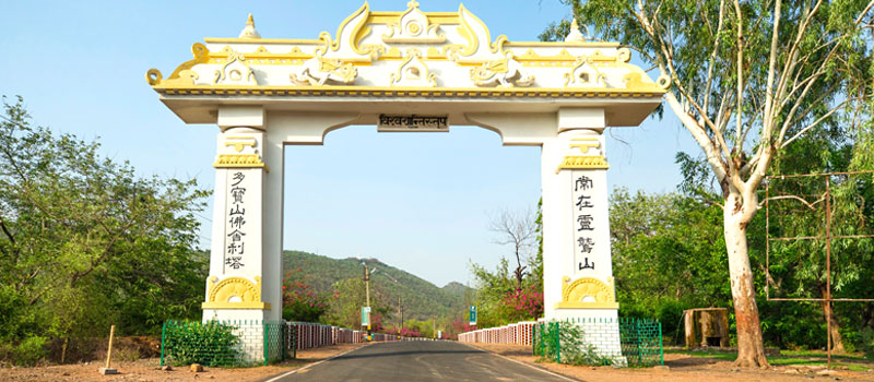 Viswa Shanti Stupa Gate